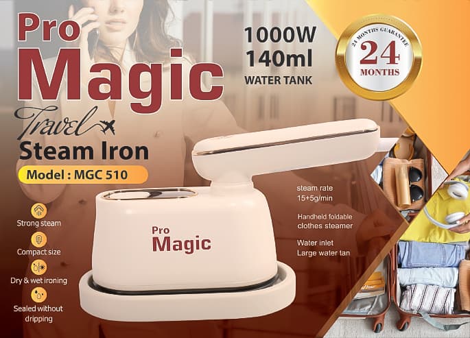 Foldable Travel Steam Iron