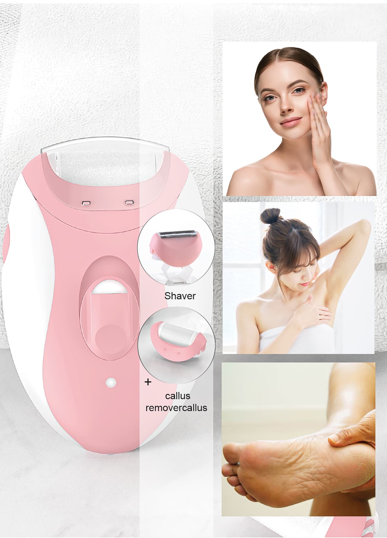 Lady Shaver and Callus Remover