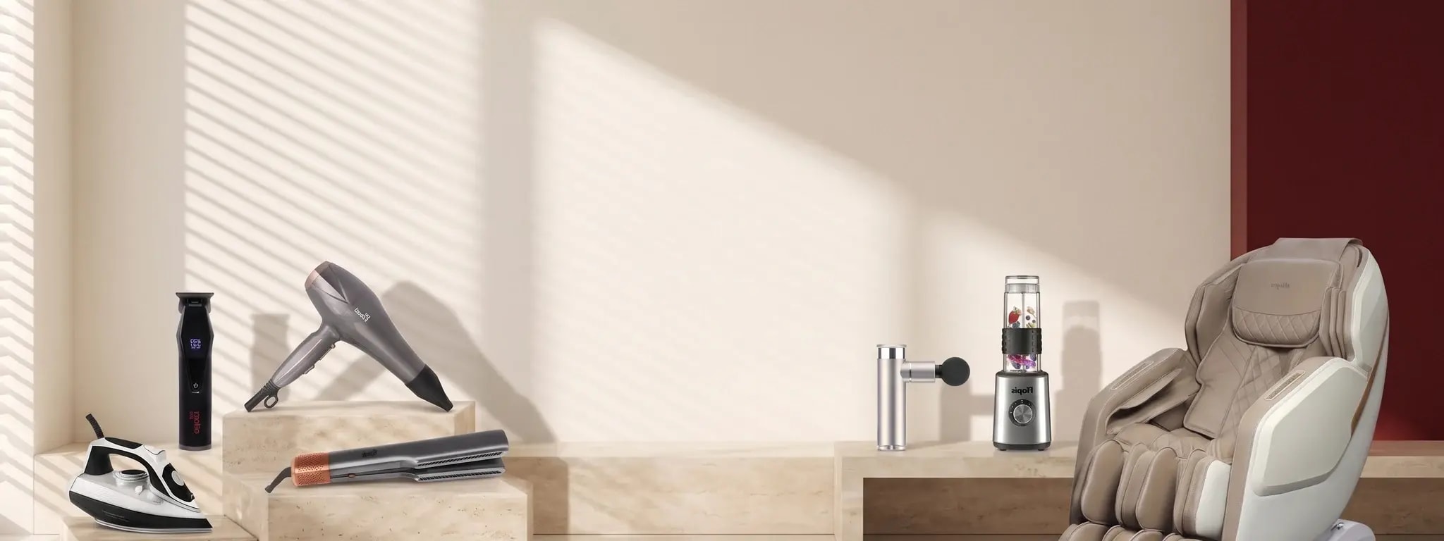 ProMagic products in a bright cream studio